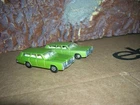 2 Vintage Matchbox Lesney No. 55 or 73 Mercury Station Wagon W/Dogs Green Engla