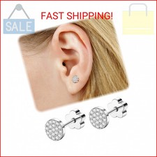 EQFE 14K Gold Plated Small Stud Earrings for Girls Women Hypoallergenic Surgical