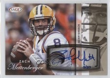 2014 SAGE Auto Football Gold 3/50 Zach Mettenberger #A33 Auto 0f6