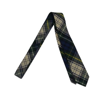 Crewcuts By J Crew Boys Cotton Tie Dudley Plaid Tie Blue Green Black Yellow 42''