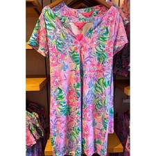 Disney Parks Dreamin Lilly Pulitzer Dress Large Sophilette Minnie Dais…