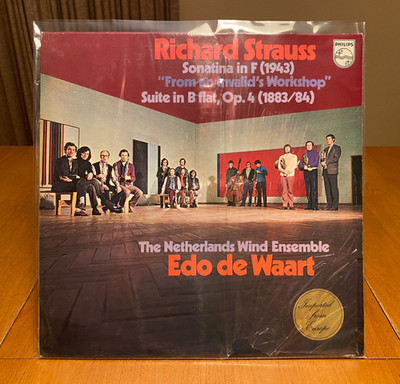 Richard Strauss Sonatina Invalid's Workshop Edo de Waart Philips 6500-297 NM/NM