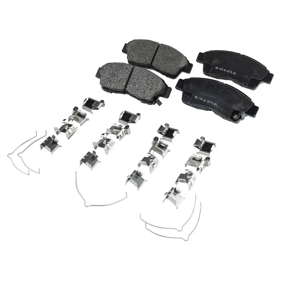 Front Brake Disc Rotors and Pads Kit for Toyota Corolla Geo Prizm 1993-1995 - Image 3 of 4