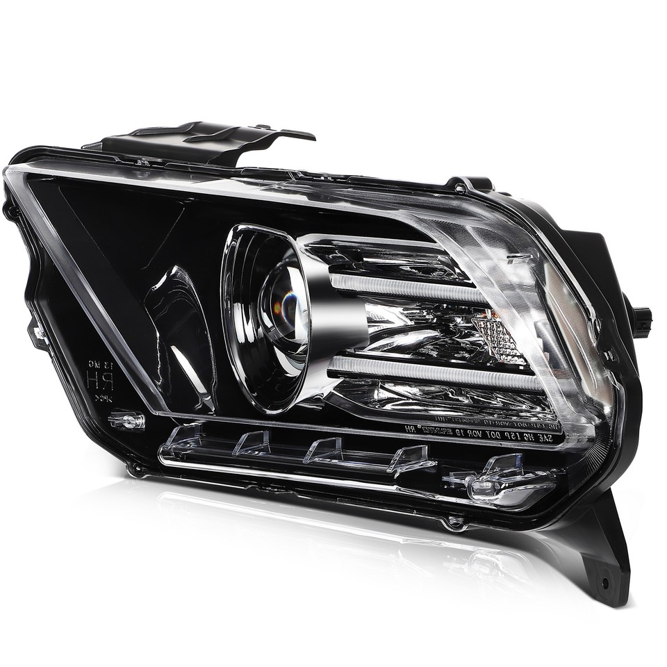 Left For 2013 2014 Ford Mustang Hidxenon Wled Projector Headlight 