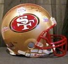 Jerry Rice Signed San Francisco 49ers Helmet Upper Deck Authenticated