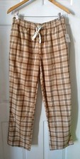 LUCKY BRAND MEN'S FLEECE BEIGE SLEEP LOUNGE PANTS, SIZE M