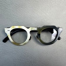 Eyeglasses Unique Polygon Vintage Handmade Horn Glasses Eyeglass Frames For Men