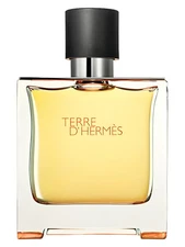 TERRE D'HERMES PARFUM BY HERMES-SPRAY-2.5 OZ-75 ML-AUTHENTIC-TST-FRANCE
