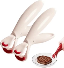 Hot Plate Grippers 2Pcs, Multi-Function anti Scald Bowl Clip Hot Dish Plate Grip