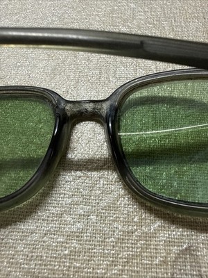 Rare Vintage American Optical AO Safety glasses Green Color Tinted
