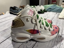 Mens Reebok Hasbro x Question Size 6.5 Mid Candy Land GREAT Condition 0512