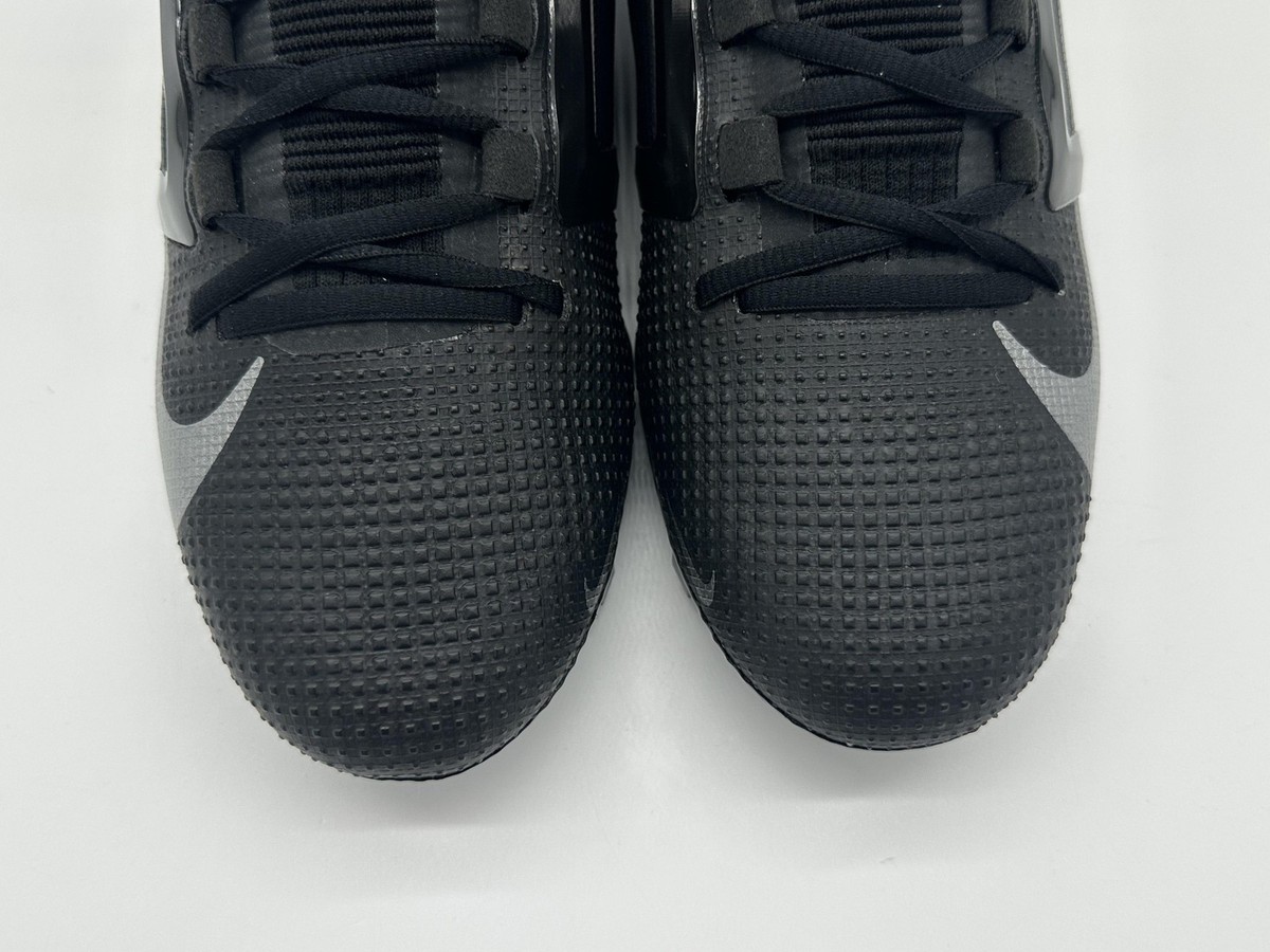 Nike Alpha Menace 4 Elite Men's Size 8 Black Football Cleats