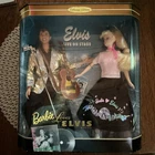 Vintage 1996 Barbie Loves Elvis  Collector Edition Mattel 2 Piece Set FREE SHIP