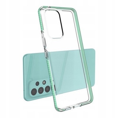 HURTEL SPRING CASE GEL COVER FÜR SAMSUNG GALAXY A73 MIT FARBIGEM RAHMEN