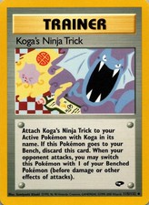 Koga's Ninja Trick - Pokemon Gym Challenge #115 NM on eBay
