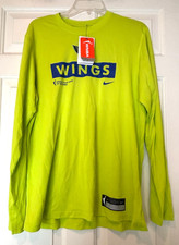 Nike Shirt Dallas Wings Dri Fit Lightweight Long Sleeve Size Mens M NWT $40