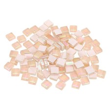 Micro Glass Tiny Mini Mosaic Tile for DIY AB Champagne Pack of 110 