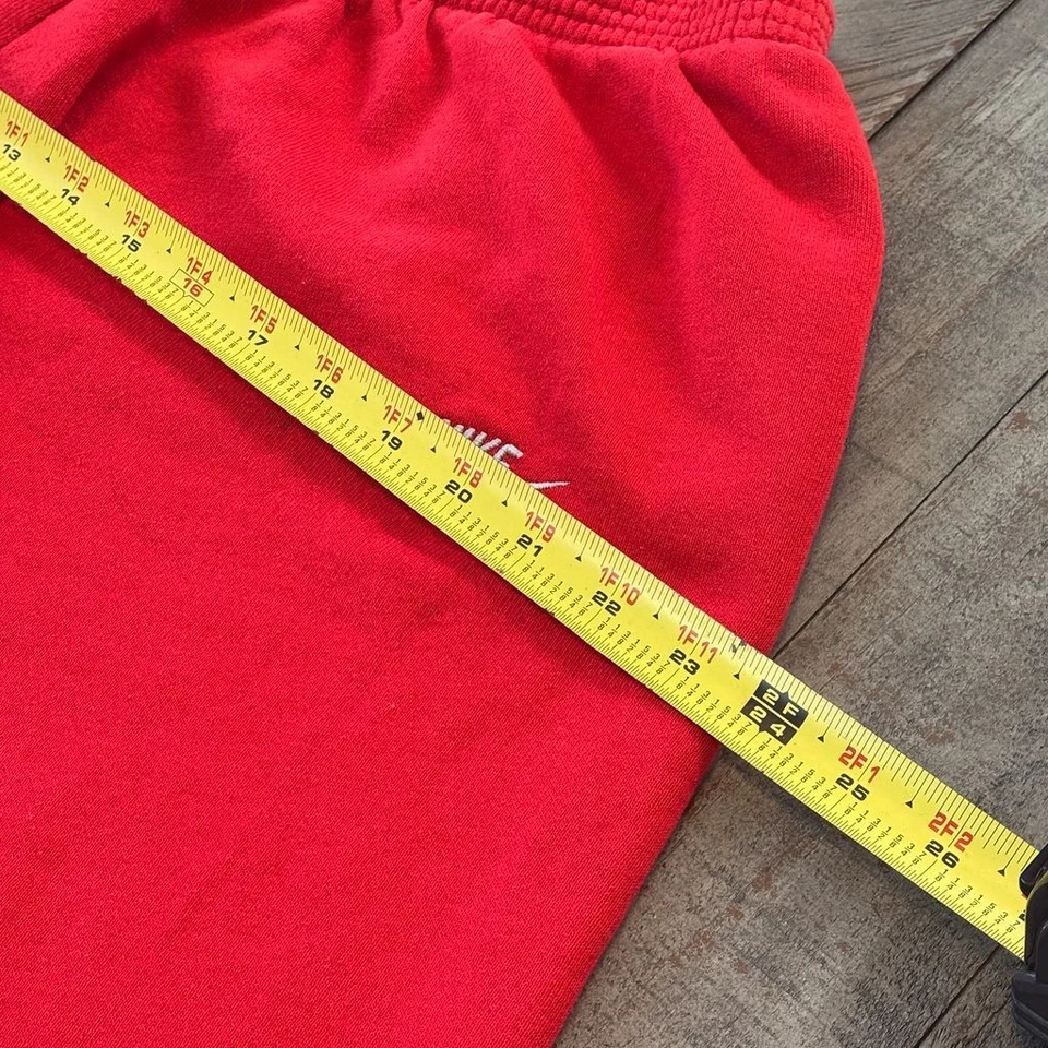 Pantalones deportivos Nike vintage para hombre XL rojos hechos en EE. UU. etiqueta plateada Nike Swoosh adulto Foto 4 de 4
