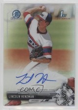 2017 Bowman Draft Chrome Pick Refractor 473/499 Lincoln Henzman #CDA-LH Auto f0v