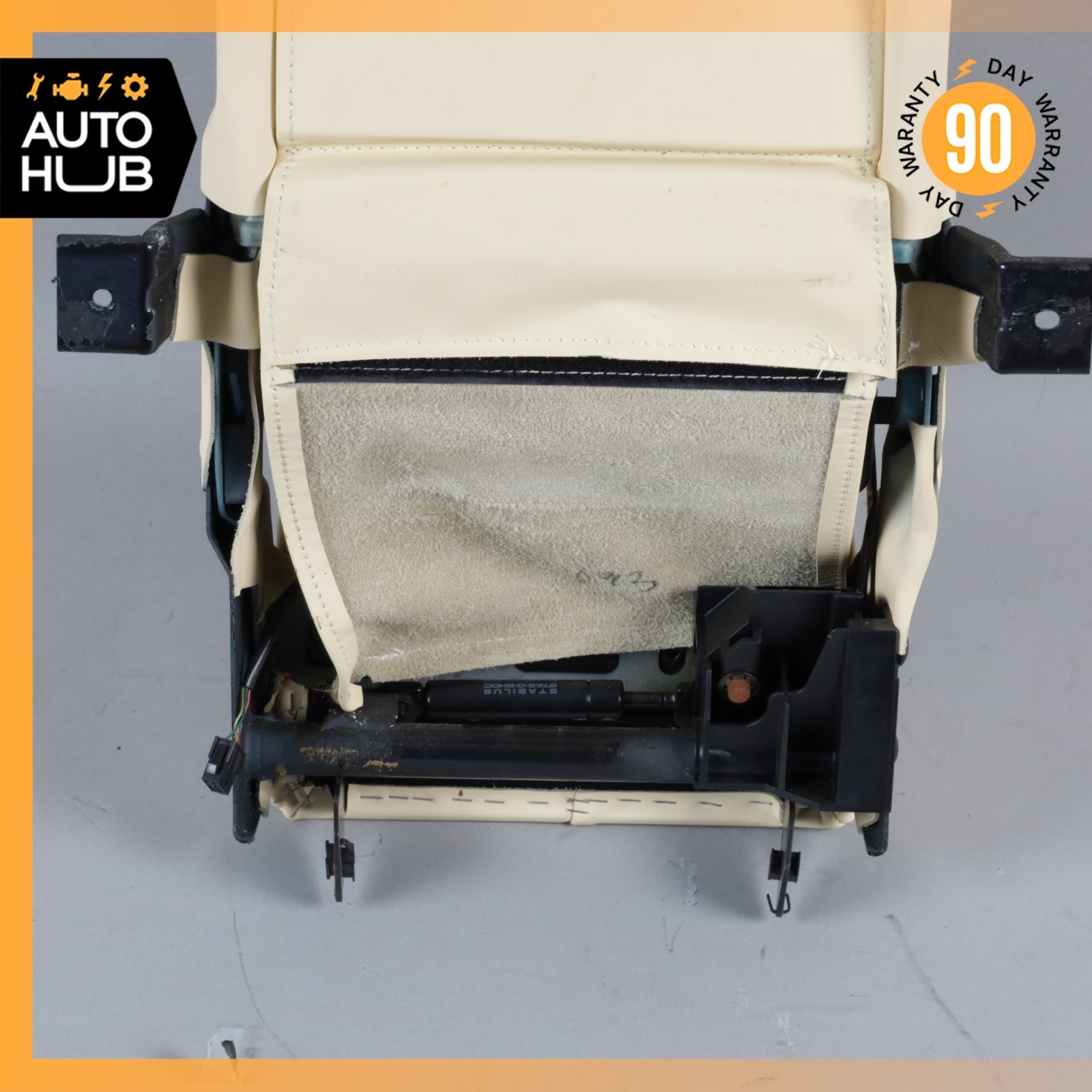 14-18 Bentley Flying Spur Rear Center Upper Seat Armrest Cushion Beige OEM 40k