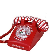 Santa  s Magical Telephone Mr Christmas Interactive Holiday Toy