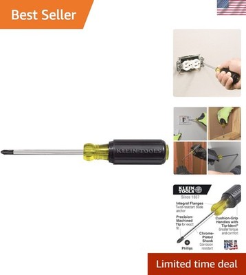 Klein 603-4 Precision Machined Phillips Screwdriver with Cushion Grip Handle