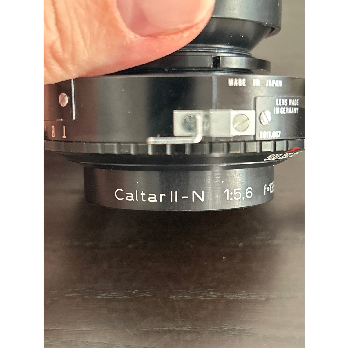 Caltar II-N 135mm f/5.6 MC Lens in Copal 0 Shutter Made in Germany