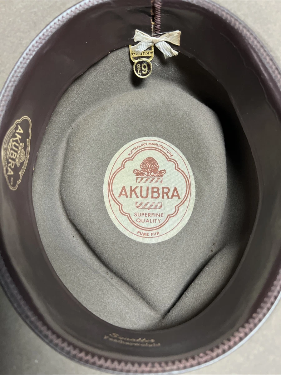 Akubra 纯色帽子男士| eBay