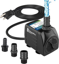 550GPH Submersible Water Pump 2000L/H 30W , Adjustable Ultra Quiet Fountain Pump