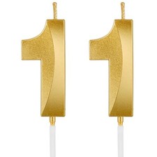Birthday Candles, 1.96 Inch Number 11 Happy Birthday Candles, Number Candles ...