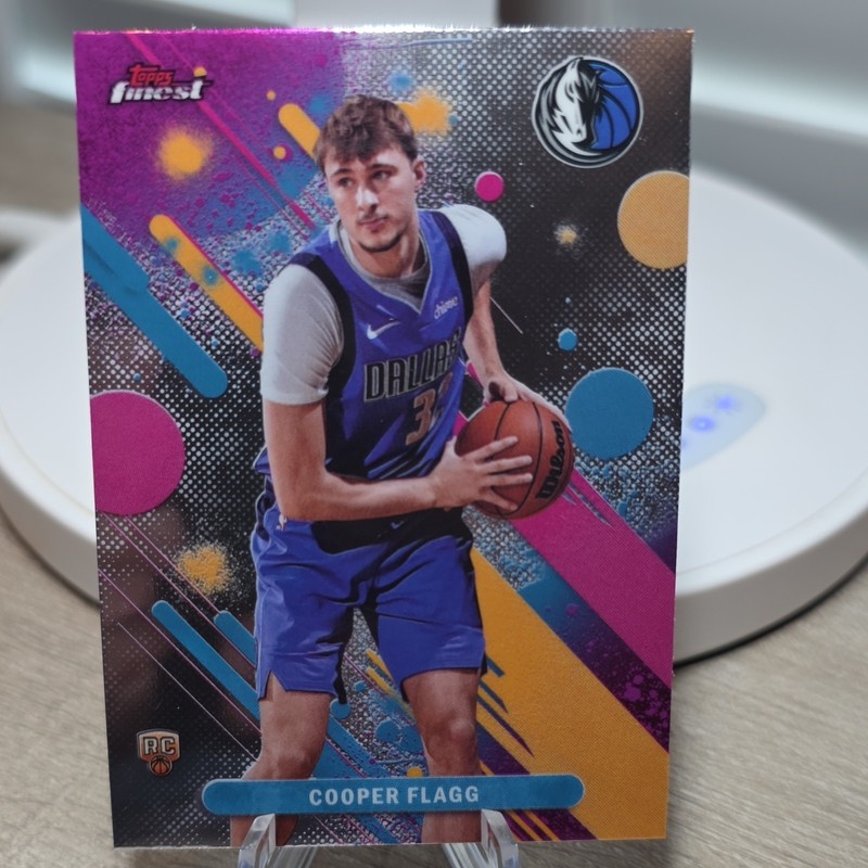 Topps Finest Cooper Flagg Rookie Dallas Mavericks Lot 2024-25 #1 - 2 Cards
