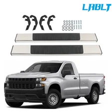 LABLT Running Flat Board For Silverado Sierra 1500 2500HD 2019-2022 6" Step Bars