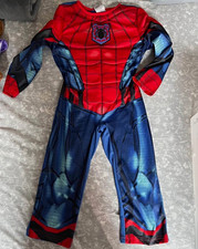Spider-Man Superhero Boys Complete Outfit Costume Size S Red/Blue