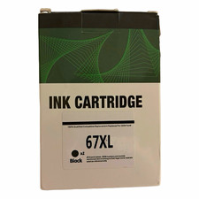 67XL Compatible Black Ink Cartridge 2-Pack for HP Inkjet Printers
