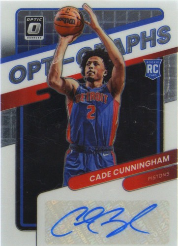 2021 Donruss Optic Cade Cunningham Rated Rookie RC #161 PSA 10