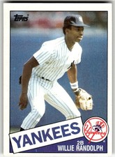 1985 Topps #765 Willie Randolph New York Yankees Baseball