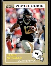 2021 Panini Chronicles Draft Picks #73 Jamie Newman Football Card 2601A