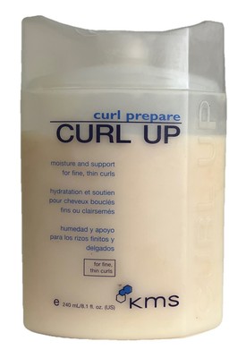KMS Curl Up curl prepare Moisture support for Fine Thin Curl 8.1 oz As Pictured