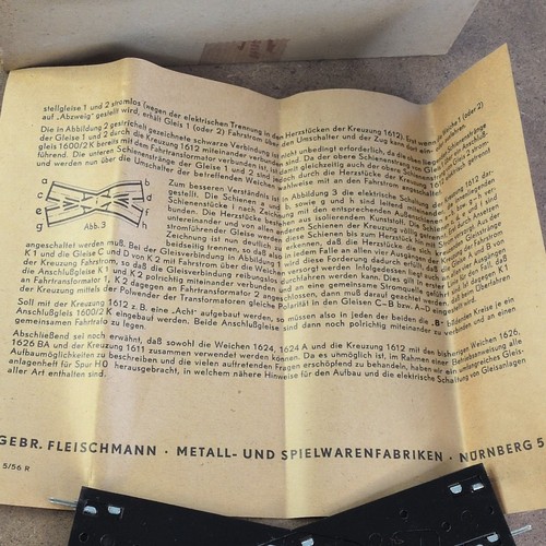 Fleischmann 1612 HO Crossing Track - Picture 7 of 8