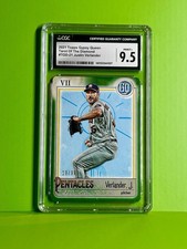 2021 Topps Gypsy Queen Tarot of the Diamond Justin Verlander #TOD-21 Green /99