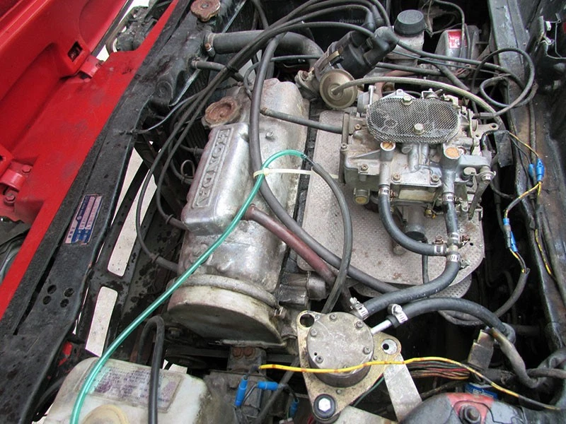 The Prelude engine under the hood gives the front-wheel drive Elf a performance boost.