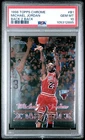 1998 TOPPS CHROME BACK 2 BACK #B1 MICHAEL JORDAN PSA 10
