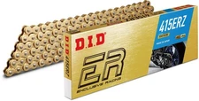 D.I.D. Super Non O-Ring Motorcycle Chain Gold 415ERZG-120 Link Street ATV MX