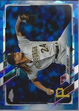 2021 Topps Chrome Sapphire Baseball Card Pick (Base)