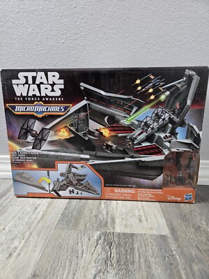 Star Wars Micro Machines The Force Awakens First Order Star Destroyer Playset