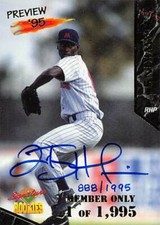 Latroy Hawkins autographed Baseball Card (Twins) 1995 Signature Rookies #P-2