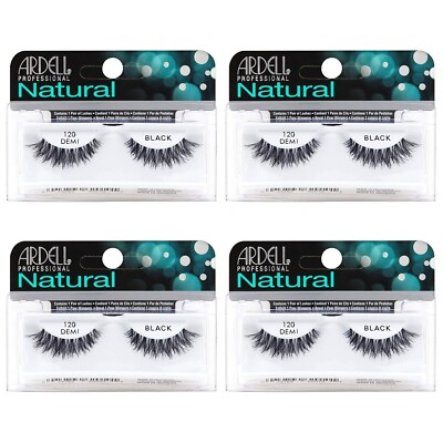 Ardell False Eyelashes #120 Demi Black (4 Pack)