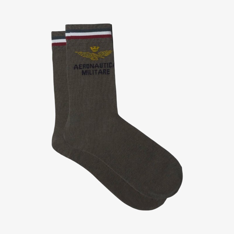Мужские носки Aeronautica Militare CZ012 зеленые Размер L CI24 4490₽