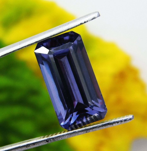 13.80 Ct Natural Flawless Bi-Color Alexandrite Emerald Cut Certified Loose Gems - Picture 13 of 15