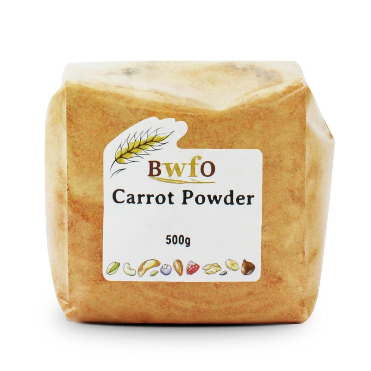 Carrot Powder 500g | BWFO | Free UK Mainland P&P